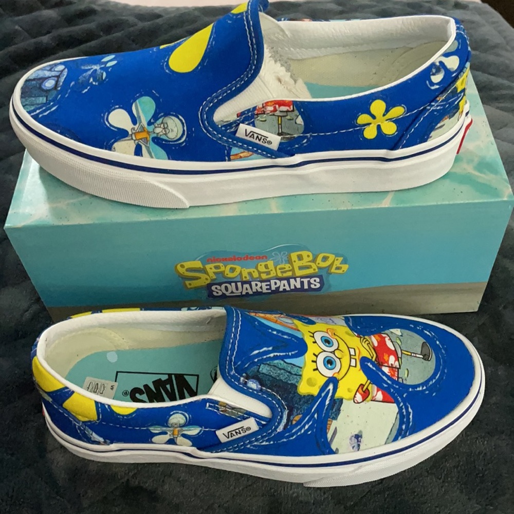 Vans Classic slip on Sponge Bob square pants limited edition colaboración